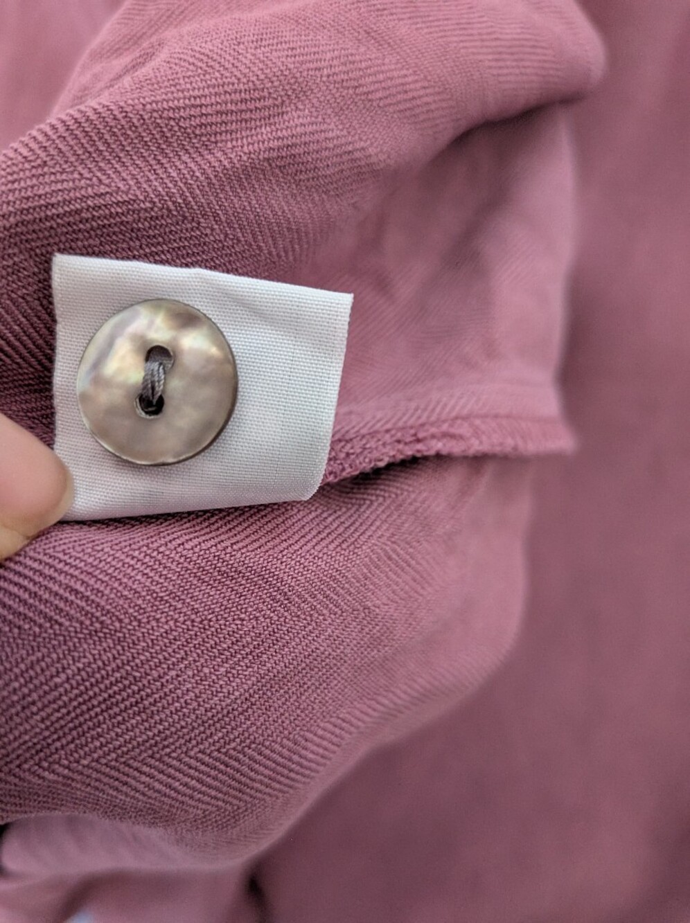 Tommy Bahama 100% Silk Mauve Wrap Maxi Skirt Size 8 - Picture 9 of 10